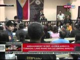 QRT: Arraignment ni Rep. Gloria   Arroyo, tumagal lang nang halos   limang minuto