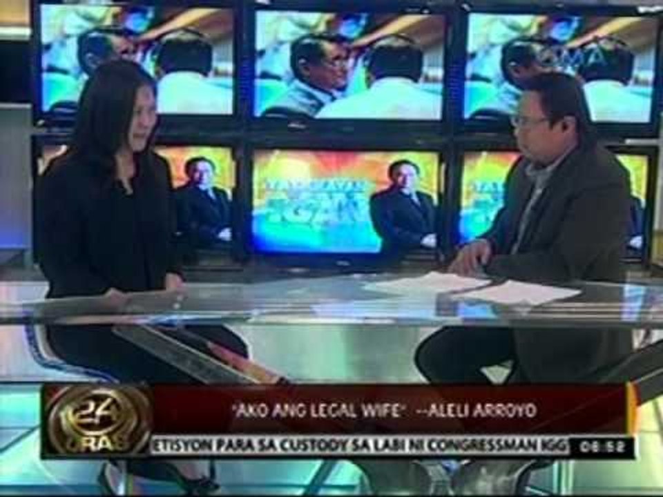 24 Oras: Aleli Arroyo, ipinaglalaban ang karapatan sa labi ni Rep. Iggy Arroyo