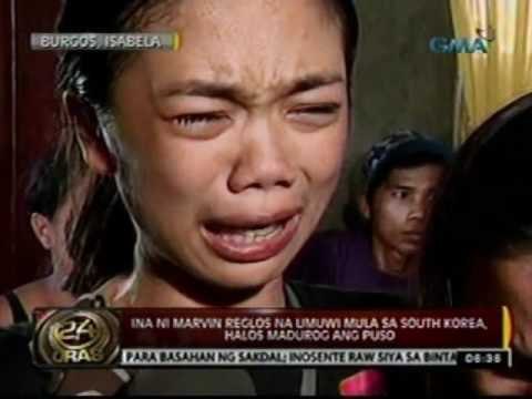 Ina ni Marvin Reglos na umuwi mula sa South Korea, halos madurog ang puso