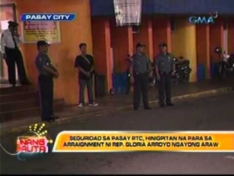 UB: Seguridad sa Pasay RTC, hinigpitan na para sa arraigment ni Rep. Arroyo ngayong araw (022312)