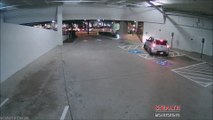 Parking Garage Loiterer Leaves After Warning Activates