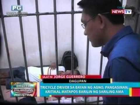 BP: Tricycle driver sa bayan ng Agno, Pangasinan, kritikal matapos barilin ng sariling ama