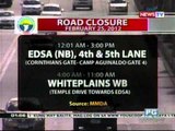 OC: Road closure para sa pagdiriwang ng EDSA Revolution bukas (Feb. 25, 2012)