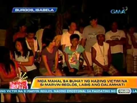 UB: Mga mahal sa buhay ng hazing victim na si Marvin Reglos, labis ang dalamhati (022412)