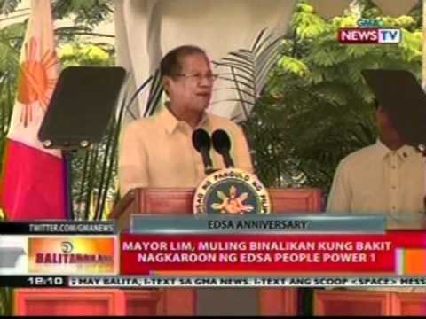 BT: Pangulong Aquino, nag-alay ng bulaklak sa Monumento ng inang si Cory Aquino