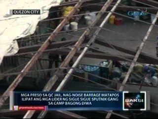 Saksi: Mga Preso sa QC Jail, nag-noise barrage