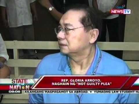 SONA: Rep. Gloria Arroyo, naghain ng 'Not Guilty Plea'