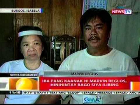 BT: Iba pang kaanak ni Marvin Reglos, hinihintay bago siyang ilibing