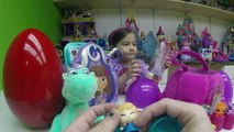 SOFIA THE FIRST SURPRISE EASTER EGG BASKET Disney Princess Egg Surprise Opening Toys Anna Toy Videos