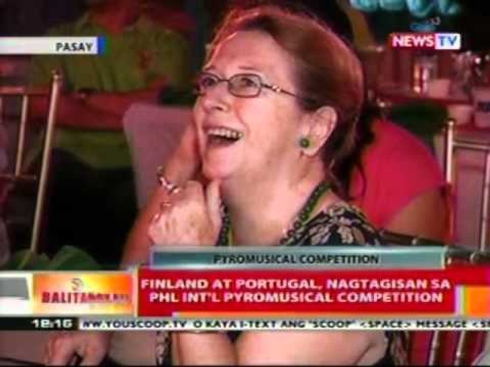 BT: Finlad at Portugal,   nagtagisan sa PHL Int'l   Pyromusical competition