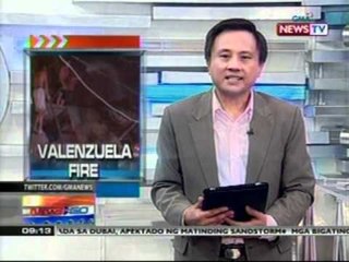 NTG: Mga basurang nakaimbak sa isang junk shop sa Valenzuela, nasunog (022712)