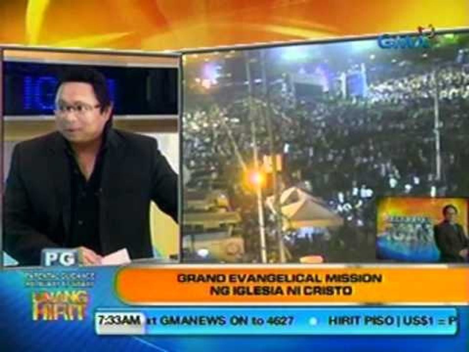 UB: Grand Evangelical Mission ng   Iglesia ni Cristo