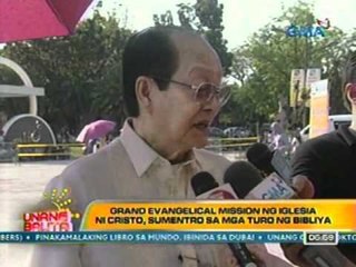 UB: Grand Evangelical Mission ng   Iglesia ni Cristo, sumentro sa   mga turo ng bibliya
