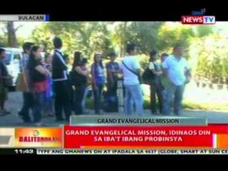 BT: Daloy ng trapiko sa ilang kalsada, nagsikip sa dami ng taong dumalo sa Grand Evangelical Mission