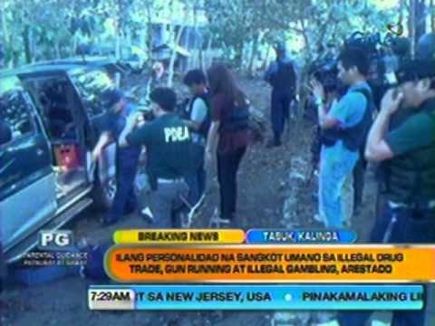 Ilang personalidad na sangkot umano sa illegal drug trade, gun running at illegal gambling, arestado