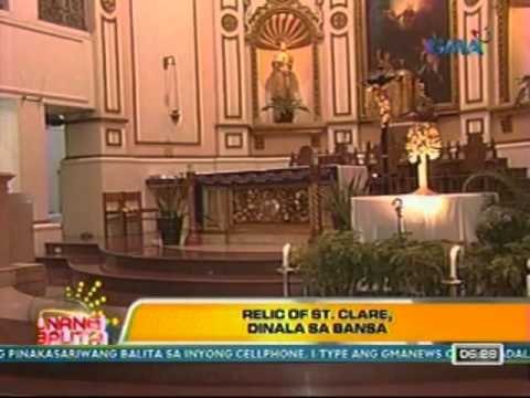 UB: Relic of St. Clare, dinala sa bansa