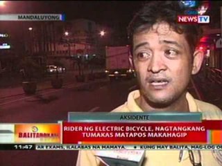 BT: Lalaki sa San Juan, sugatan nang mabundol ng motorsiklo