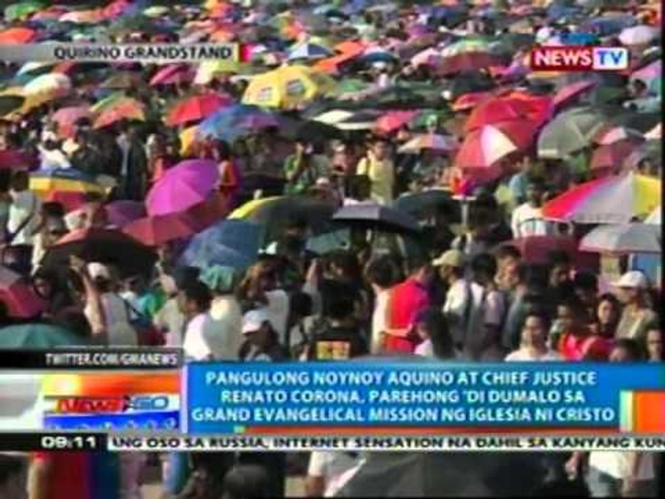 NTG: Grand Evangelical Mission   ng Iglesia ni Cristo, natapos   nang matiwasay