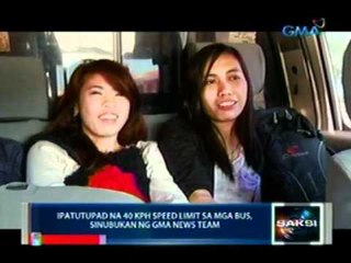 Saksi: Ilang pasahero, nababagalan sa 40 KPH Speed limit para sa mga bus