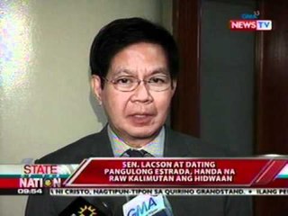 SONA: Sen. Lacson at Dating Pangulong Estrada, handa na raw kalimutan ang hidwaan