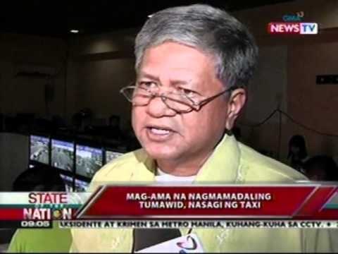 SONA: Banggaan ng motorsiklo at kotse sa Mandaluyong, nakunan ng CCTV