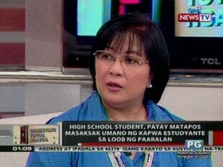 OC: High school student, patay   matapos masaksak umano ng kapwa   estudyante sa loob ng paaralan