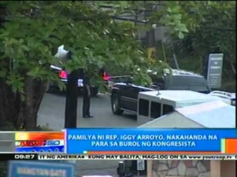 NTG: Pamilya ni Rep. Iggy Arroyo, nakahanda na sa kanyang burol (030112)