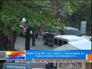 NTG: Pamilya ni Rep. Iggy Arroyo, nakahanda na sa kanyang burol (030112)