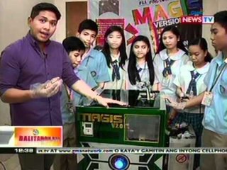 BT: EXCLUSIVE: Robot na kayang maka-detect ng botcha, naimbento ng ilang mag-aaral (030112)