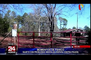 EEUU: la inusual huida de un policía que intentó intervenir a sujeto violento