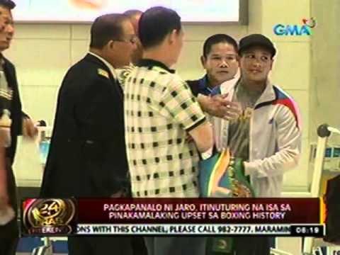 24 Oras: WBC Flyweight Champion Sonny Boy Jaro, balik-bansa na