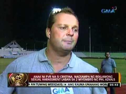 Anak ni FVR na si Cristina, nagsampa ng reklamong sexual harassment laban sa 2 miyembro ng Azkals