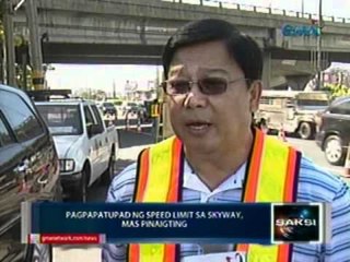 Saksi: Pagpapatupad ng speed   limit sa skyway, mas pinaigting