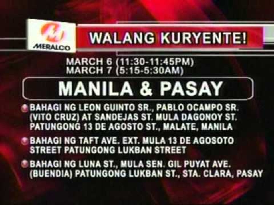 OC:  Power Interruptions (Mar 6-7,   2012)