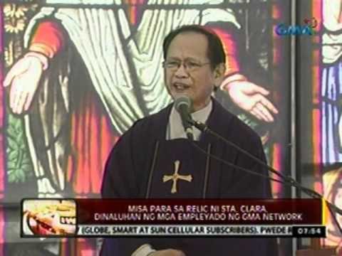 24 Oras: Relic ni St. Clare of Assisi, dinala sa GMA Network