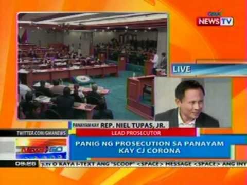NTG: Panig ng Prosecution sa panayam kay CJ Corona (030812)