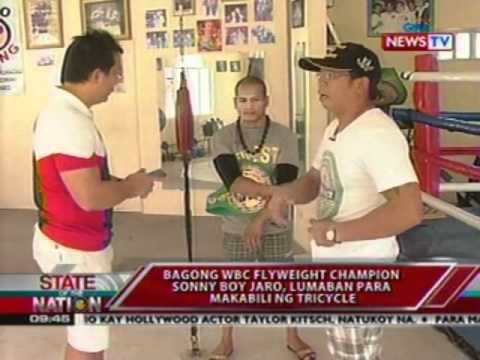 SONA: Bagong WBC Flyweight Champion Sonny Boy Jaro, lumaban para makabili ng tricycle