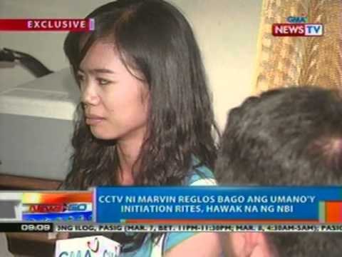 NTG: CCTV ni Marvin Reglos bago ang umano'y initiation rites, hawak na ng NBI