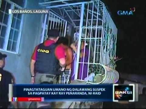 Saksi: Pinagtataguan umano ng dalawang suspek sa pagpatay kay Ray Peñaranda, ni-raid