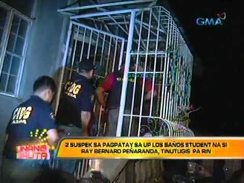 UB: 2 suspek sa pagpatay sa UP Los Baños student na si Ray Bernard Peñaranda, tinutugis pa rin