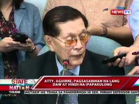 SONA: Atty. Aguirre, na-contempt dahil sa pagtatakip nang tenga pero hindi na ikukulong
