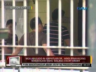 24oras: Mga abugado ni Ampatuan   Sr., hindi pinayagang makadalaw   dahil walang court order