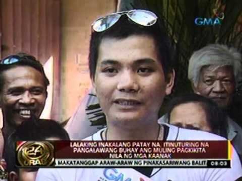 Lalaking inakalang patay na, itinuturing na pangalawang buhay ang muling pagkikita sa mga kaanak