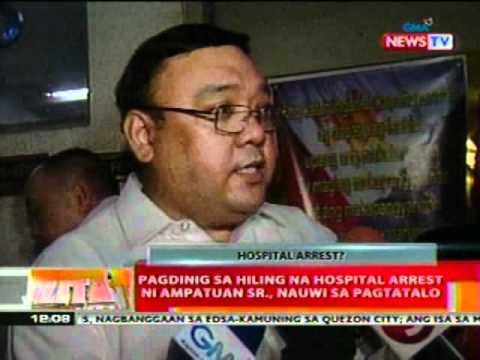 BT: Pagdinig sa hiling na hospital arrest ni Ampatuan Sr., nauwi sa pagtatalo
