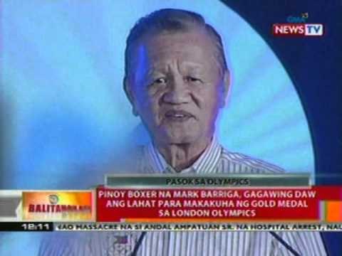 BT: Pinoy boxer Mark Barriga, gagawin ang lahat para makakuha ng gold medal sa London Olympics