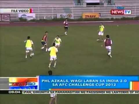 NTG: PHL Azkals, wagi vs India sa AFC Challenge Cup 2012 sa score na 2-0 (031212)