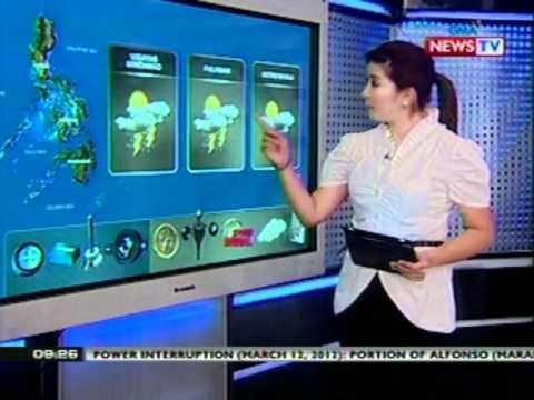 NTG: Malaking bahagi ng ating bansa, makakaranas ng maulap na kalangitan ngayong araw (031212)