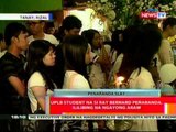 BT: UPLB student na si Penaranda,   ililibing na ngayong araw