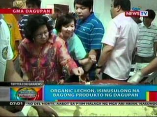 BP: Organic lechon, isinusulong na bagong   produkto ng Dagupan