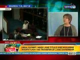UB: 7 lote sa Marikina, ibinenta ng mag-asawang Corona sa pinsan ng Chief Justice, ayon sa depensa